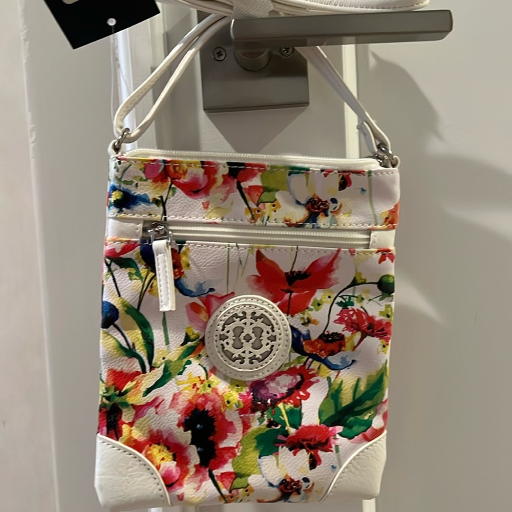 NWT floral cross body purse